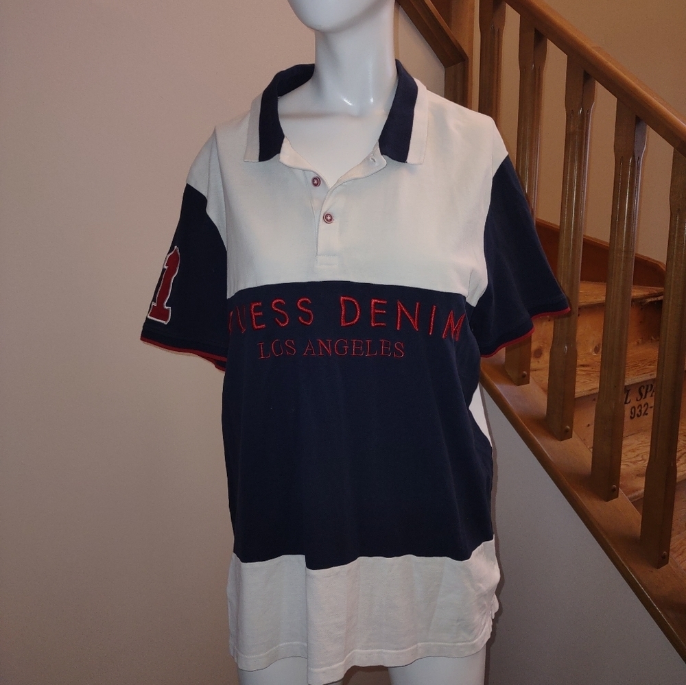 Vintage guess polo shirt
